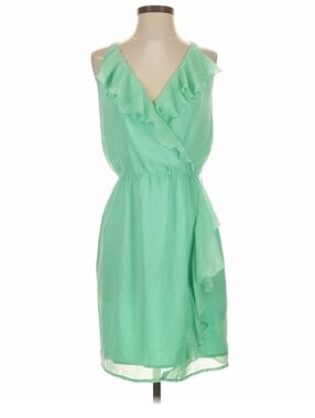 NWT Banana Republic Ruffle Wrap Dress Women's Size 2